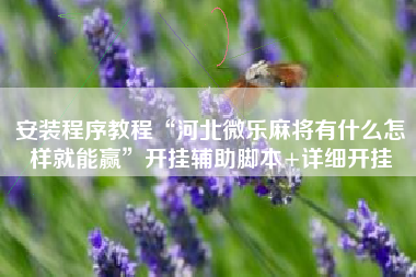 安装程序教程“河北微乐麻将有什么怎样就能赢”开挂辅助脚本+详细开挂