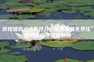 教程辅助“小程序开心泉州麻将免费挂”附开挂脚本详细教程