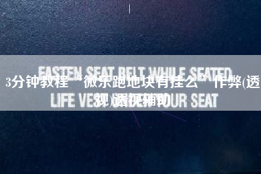 3分钟教程“微乐跑地块有挂么”作弊(透视)透视辅助