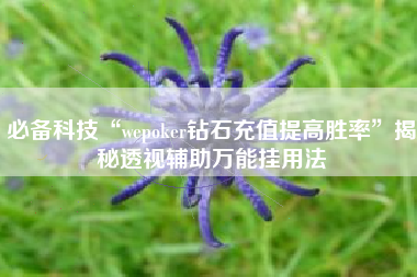 必备科技“wepoker钻石充值提高胜率”揭秘透视辅助万能挂用法