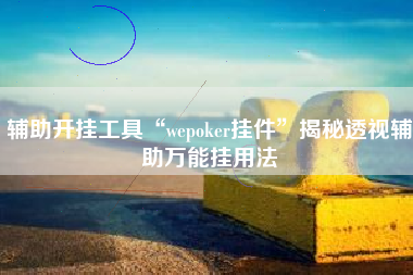 辅助开挂工具“wepoker挂件	”揭秘透视辅助万能挂用法