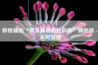 教程辅助“微乐麻将必胜软件	”辅助器 - 实时智能