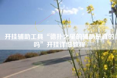 开挂辅助工具“德扑之星的辅助是真的吗	”开挂详细教程