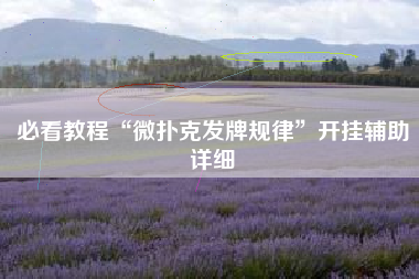 必看教程“微扑克发牌规律	”开挂辅助详细