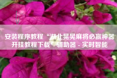 安装程序教程“湖北晃晃麻将必赢神器开挂教程下载	”辅助器 - 实时智能